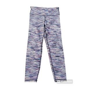 Women's Gap Fit Colorful Striped Athletic Cropped Leggings | Size Small